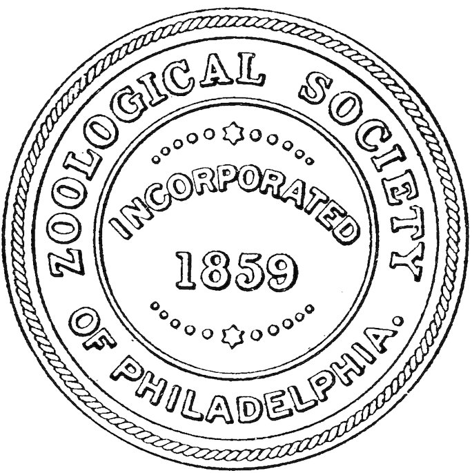 ZOOLOGICAL SOCIETY OF PHILADELPHIA. INCORPORATED 1859