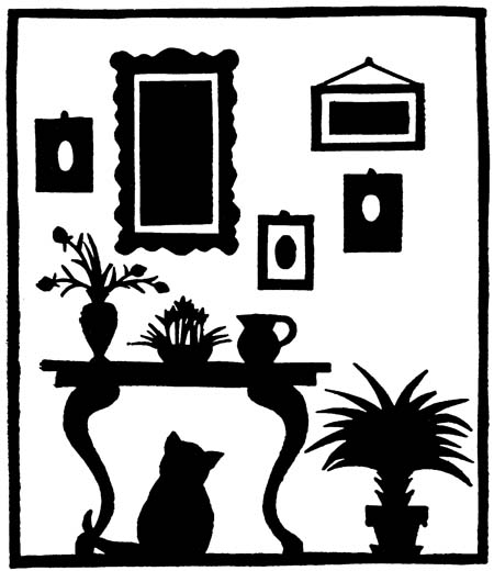 She
looked at the pictures with great interest