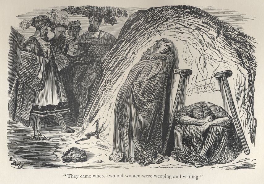 Two Old Women Were Weeping and Wailing--4-19-446
